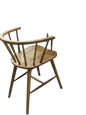 Spindle Chair with stretcher-Bordo