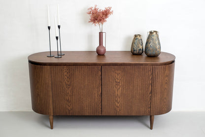 Mil 4 Door Sideboard-Bordo front