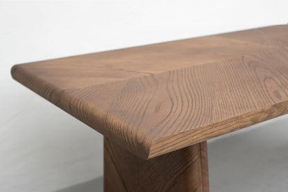 Table 04 - 2200 Table with French Herringbone detailing-Bordo