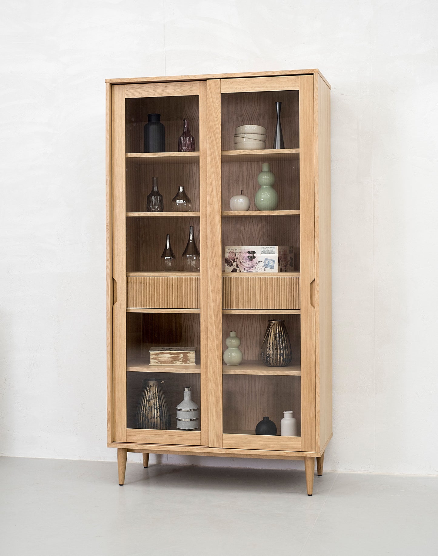 Sona Display Cabinet-Natural