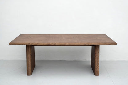 Table 04 - 2200 Table with French Herringbone detailing-Bordo